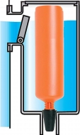The Compensator 10-1/2" Swimming Pool Winter Skimmer Guard PE035