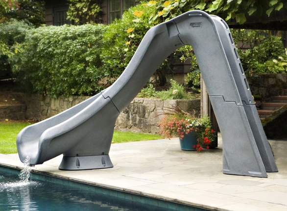 SR Smith Typhoon Pool Slide - Gray Granite Left, Canada
