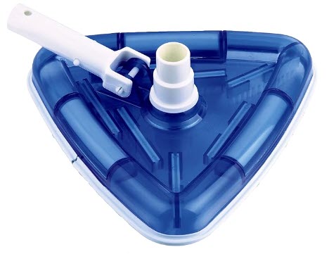 Transparent Triangle Blue Vacuum Head