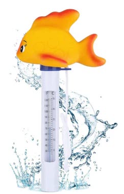 Yellow Fish Floating Thermometer
