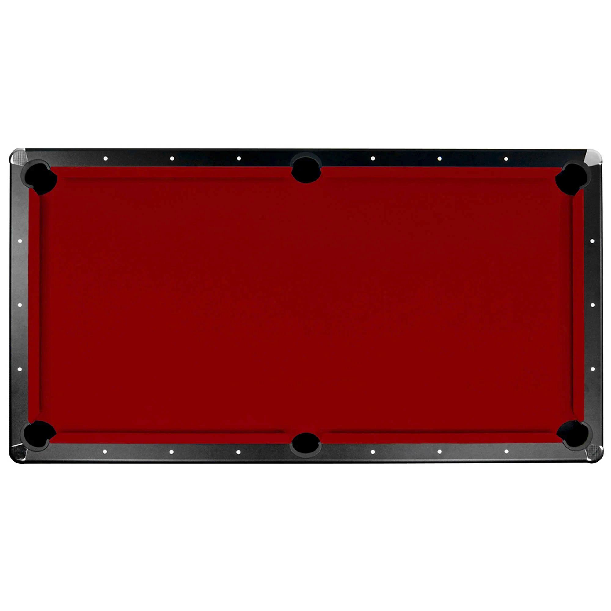 Saturn II Billiard Cloth Pool Table Felt - 7-ft - Burgundy