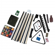 Deluxe Billiard Access. Kit - Black
