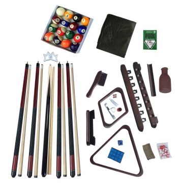 Deluxe Billiards Accessory Play Kit - Mahogany
