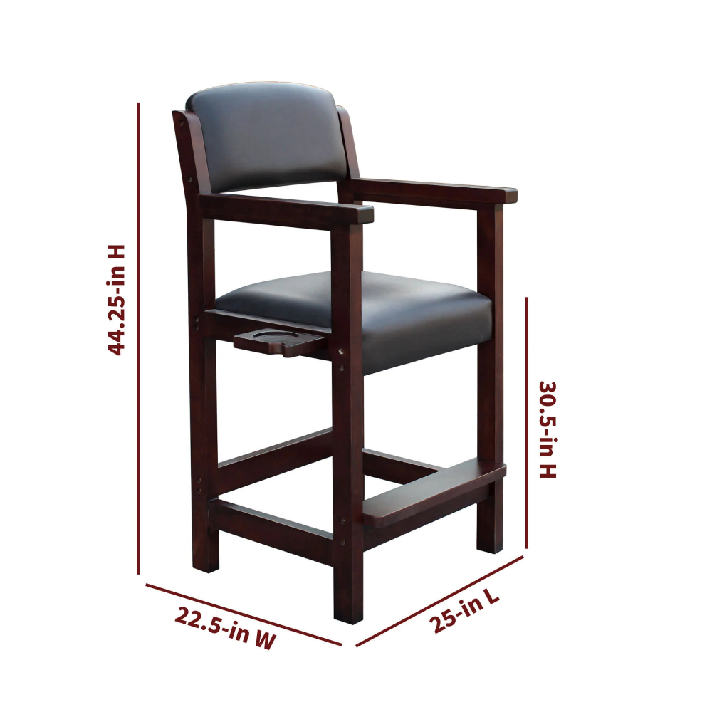 Cambridge Spectator Chair - Black Finish | Royal Swimming Pools