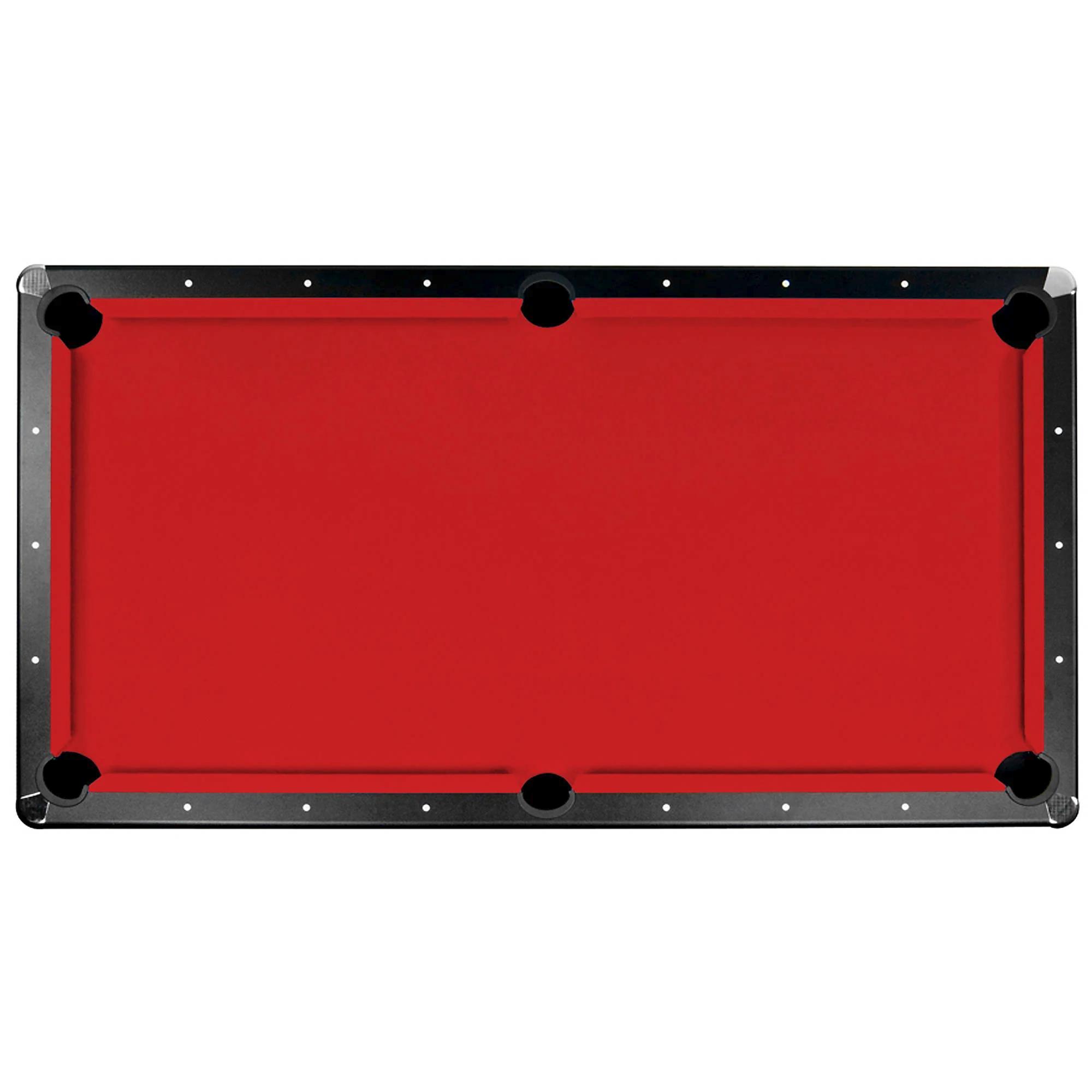 Saturn II Billiard Cloth Pool Table Felt - 8-ft - Red
