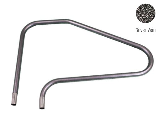 Global Pool Products - Classic 4 Bend Silver Vein Handrail .065 - Salt Friendly