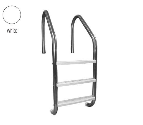 GPP - 20" Premium White Ladder with 3 White Treads