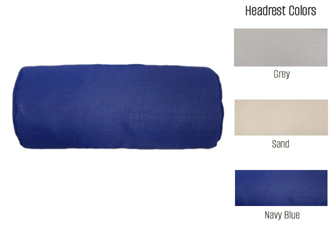 Navy Blue Lounge Chair Head Rest