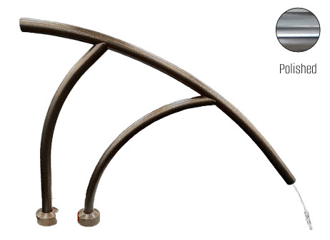 Global Pool Products - Modern Coolest 3 Bend .065 Polished Handrail