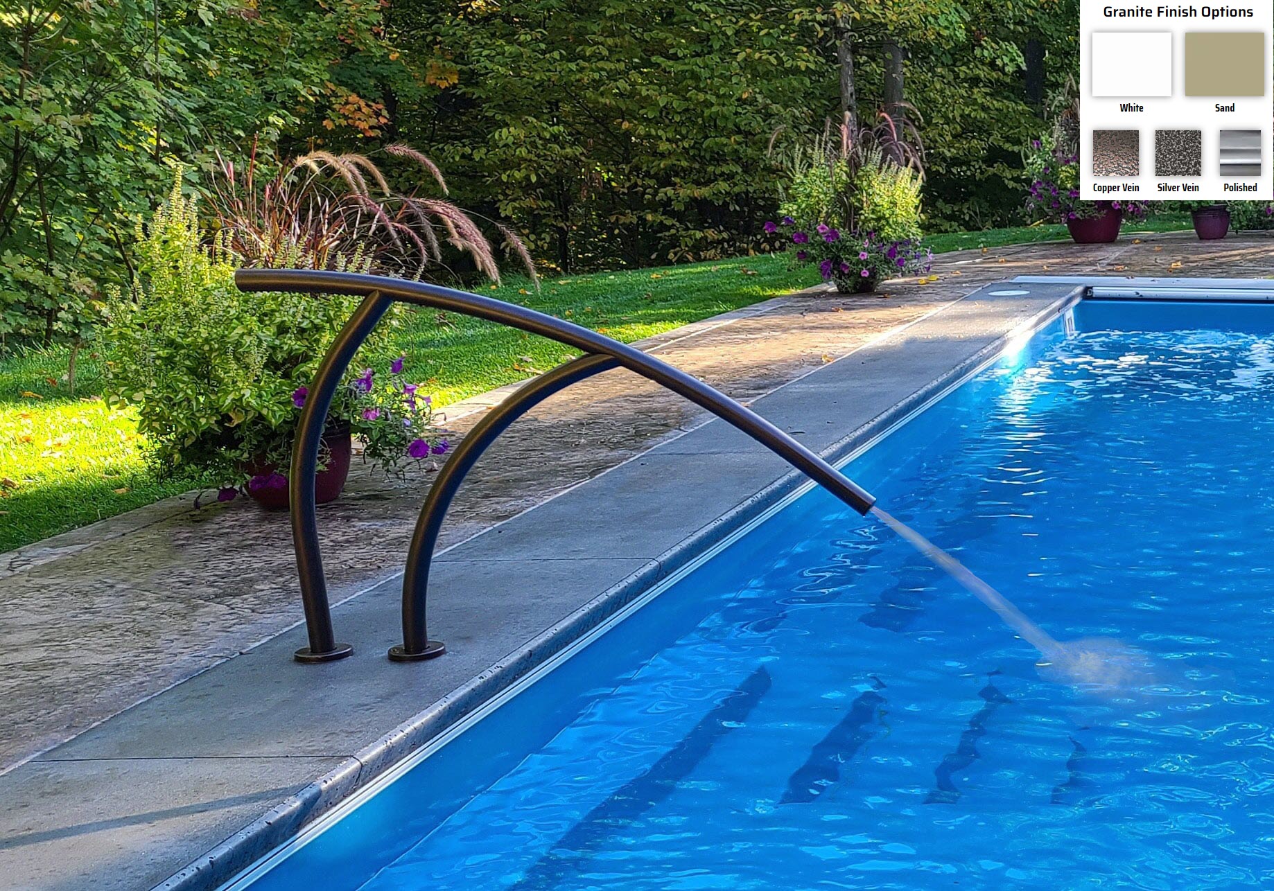 Global Pool Products - Modern Coolest 3 Bend Handrail