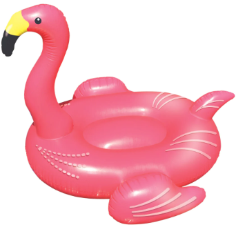 Giant Pink Flamingo 78-in Inflatable Ride-On Pool Toy