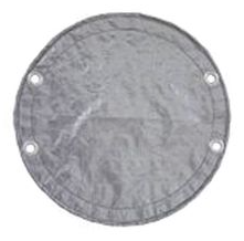 Pooltux Silver 30' Rd Skirted Winter Cover, 15 Year