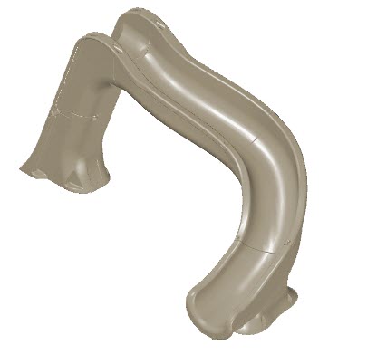 Global Sidewinder Slide Right Turn Sandstone w/ Light Package