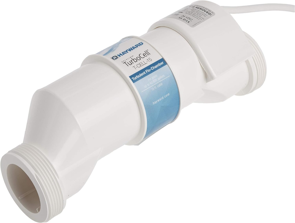 40,000 Gallon Salt Chlorination System For Hayward W3T-Cell-15 – In-Ground Pool Kit