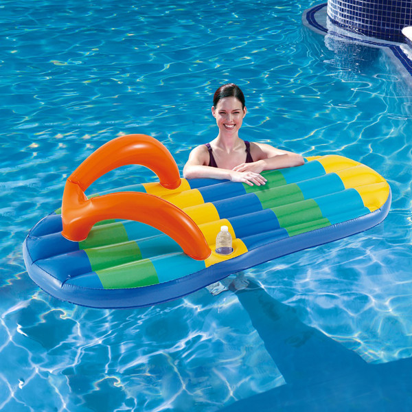 71" Flip Flop Inflatable Pool Float