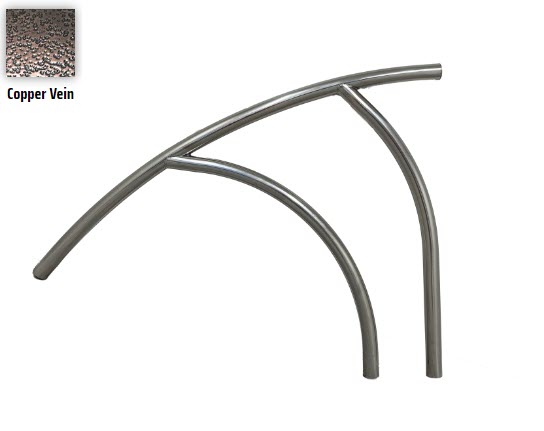 Global Pool Products - Modern 3 Bend .065 Copper Vein Handrail