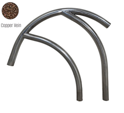 Global Pool Products - Modern Figure 4 Copper Vein 30" Handrail .065 (Pair)