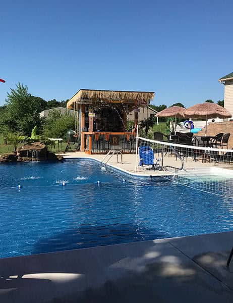 16' x 24' x 31' L-Shape Pool