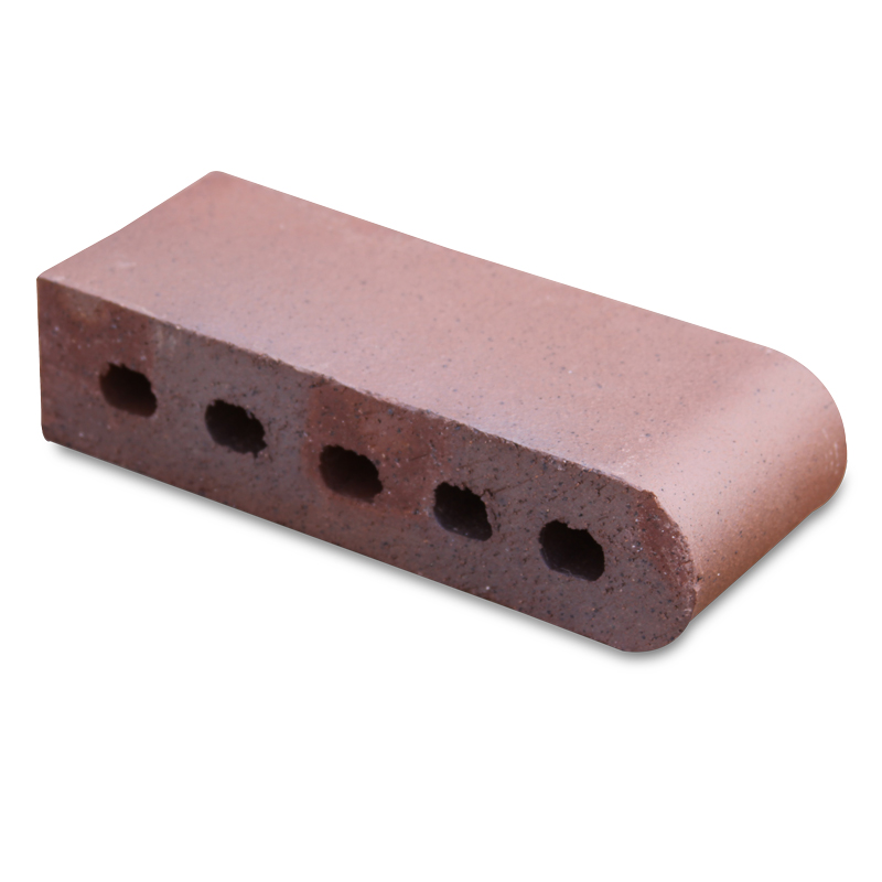 9" Coping Bricks - Light Ironspot - Single Bullnose/Cored - Pallet/384 Bricks