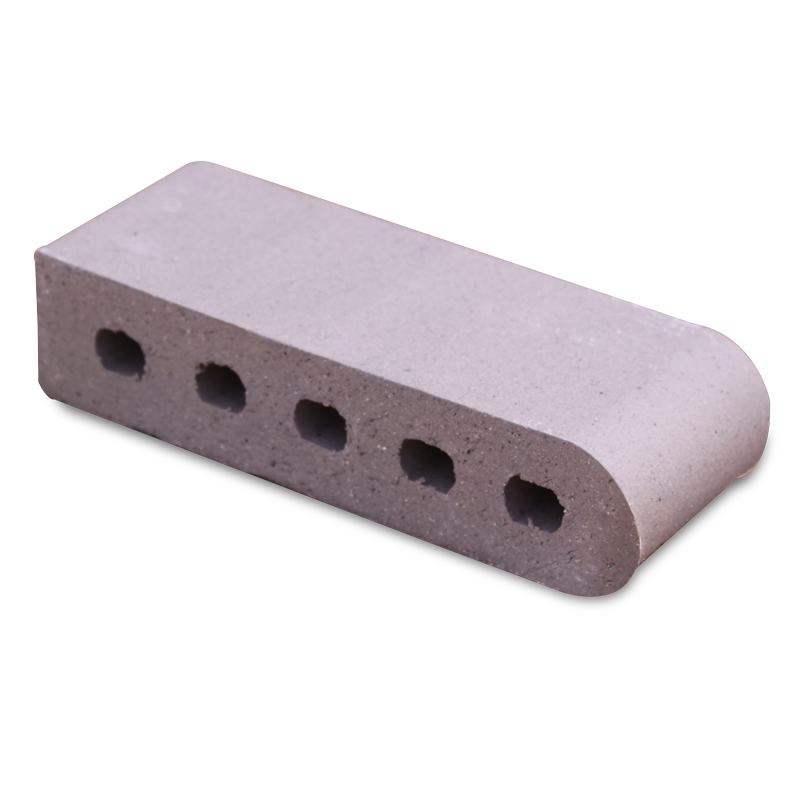 9" Coping Bricks - Sterling Gray - Single Bullnose/Cored - Pallet/384 Bricks