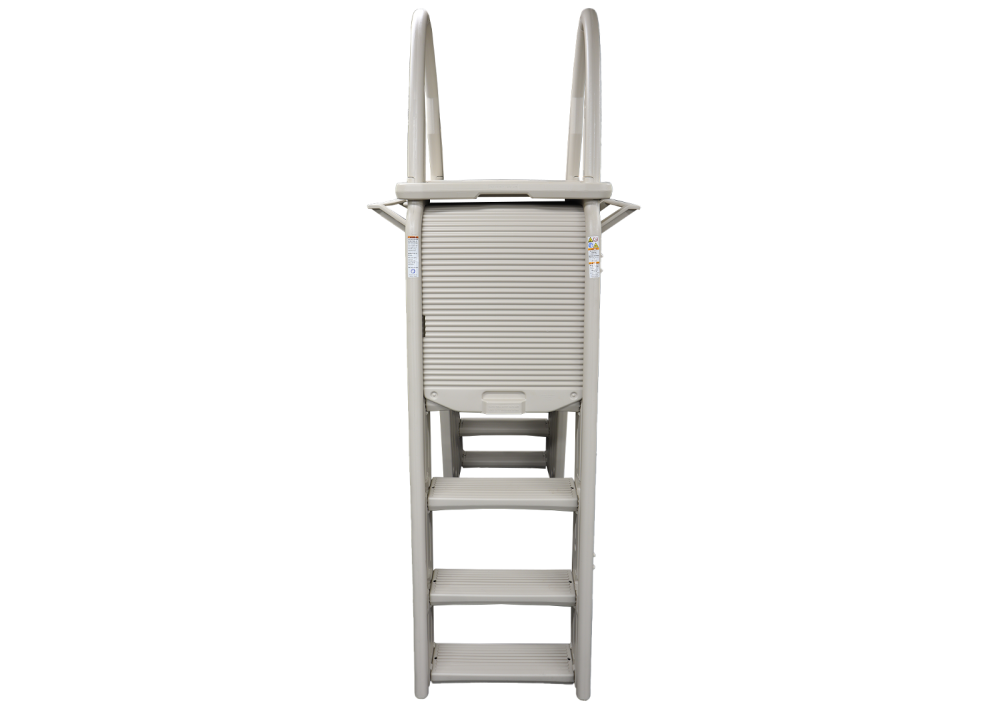 【ケイスケ】LADDER FRAME Can Guard ステンレス製 Roll Guard A-Frame Ladder | Royal Swimming Pools