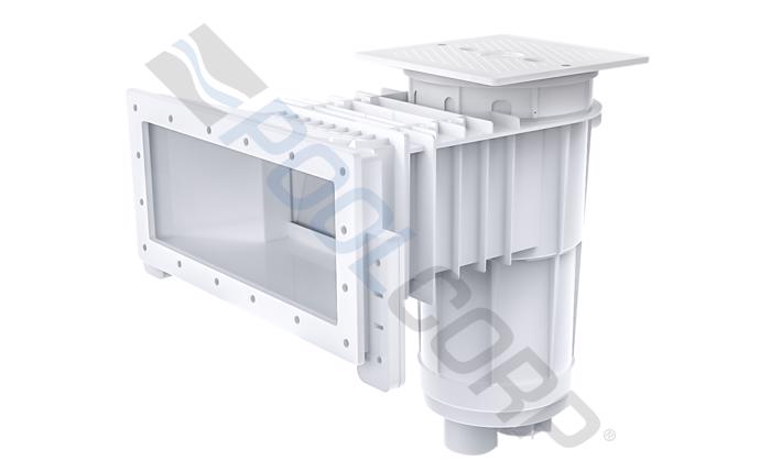 CMP Wide Mouth Inground Skimmer for Vinyl & Fiberglass, White