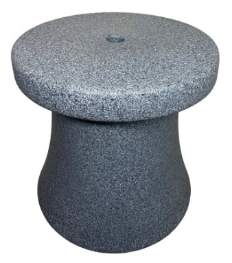 Grey 17 inch In-pool Lounge Side Table