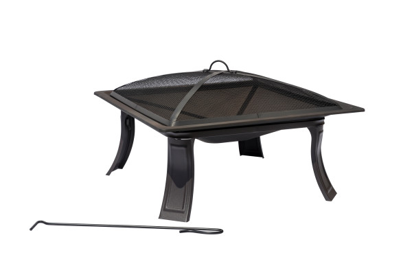 26" Outdoor Riverside Square Fire Pit