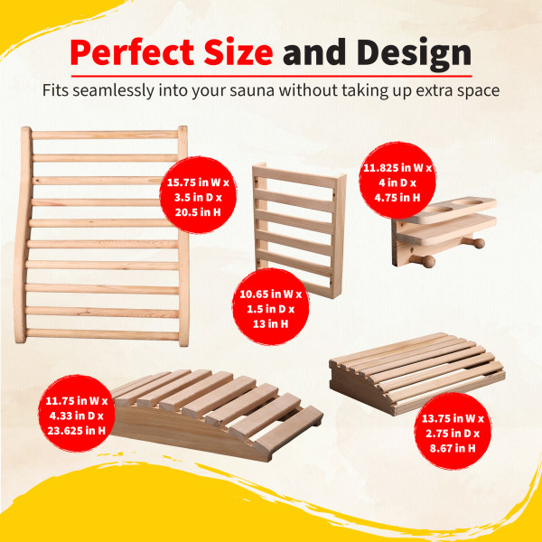 Radiant Saunas - Deluxe Sauna Accessory Kit | Royal Swimming Pools