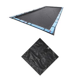 Arctic Armor 24' x 40' Rectangle Gray/Black Winter Cover 10 Yr.