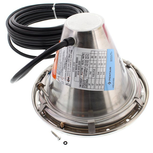 Pentair Amerlite Underwater Incandescent Pool Light with Stainless Steel Face Ring - Thumbnail 3