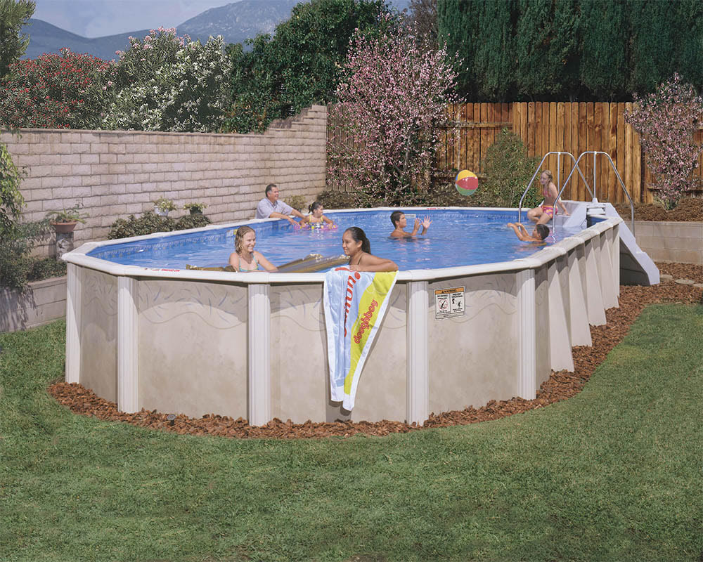 18' x 34' Oval 52" Doughboy Desert Spring
