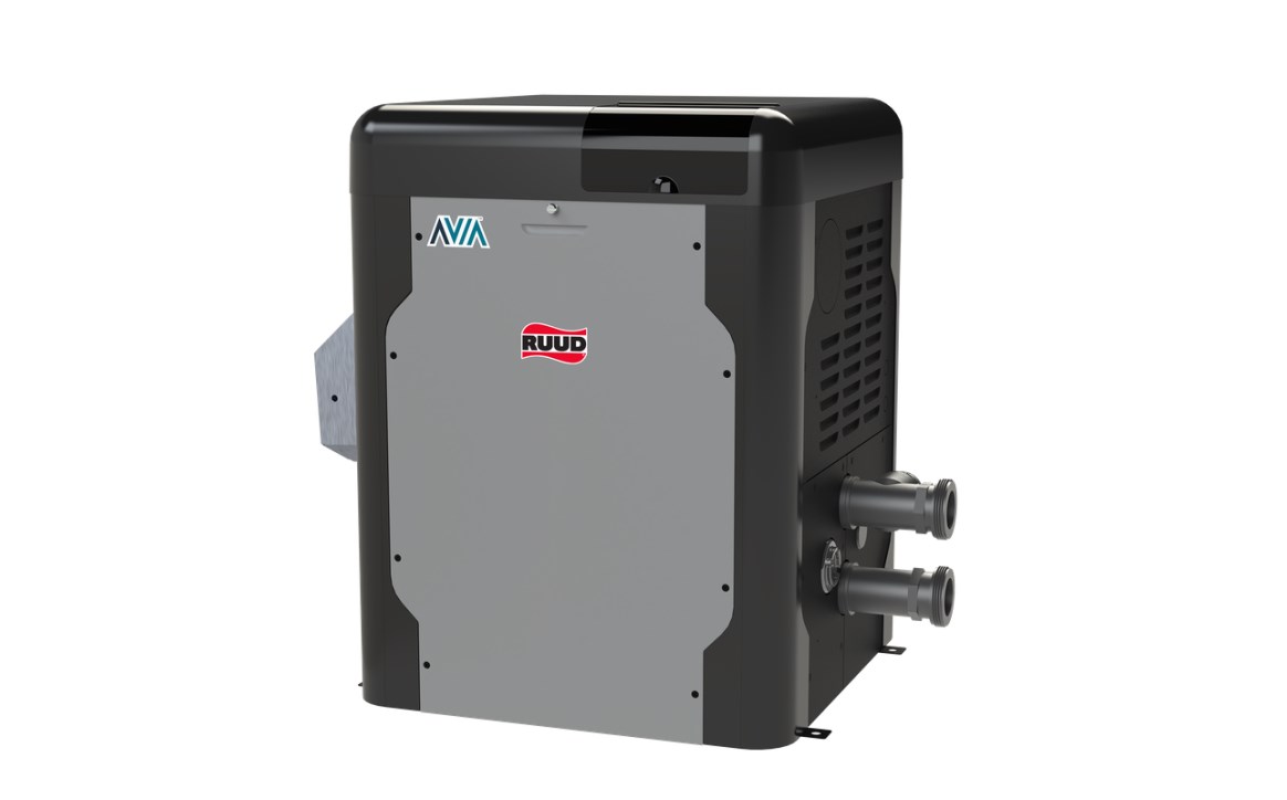 RUUD AVIA Natural Gas Low NOx Pool and Spa Heater 399K BTU