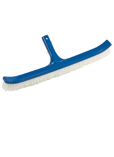 Ocean Blue 18" Nylon Bristle Curved Wall Brush