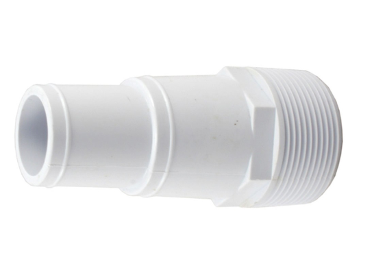 Super Pro 1.25/1.5" Combination Hose Adapter, White