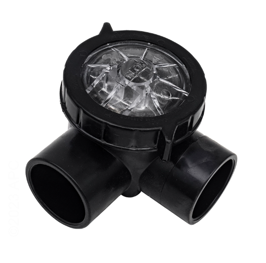 Waterway 2" Socket x 2-1/2" Spigot 90 Degree TruSeal Body CPVC Check Valve
