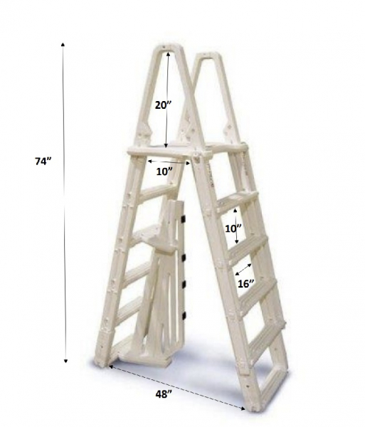 Confer 7100X Evolution A-Frame Ladder | Royal Swimming Pools