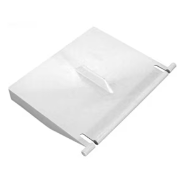 8939 Olympic Wide Mouth Thru-Wall Skimmer Flap Weir - White