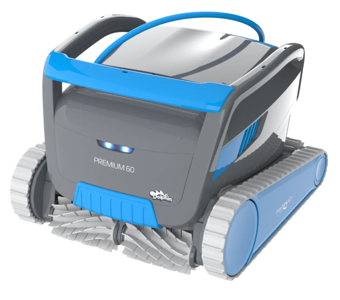 Dolphin Premium 60 Automatic Robotic Pool Cleaner with Caddy