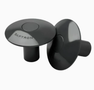 Saftron Polymer Anchor Socket Cover - Black 2 Pack