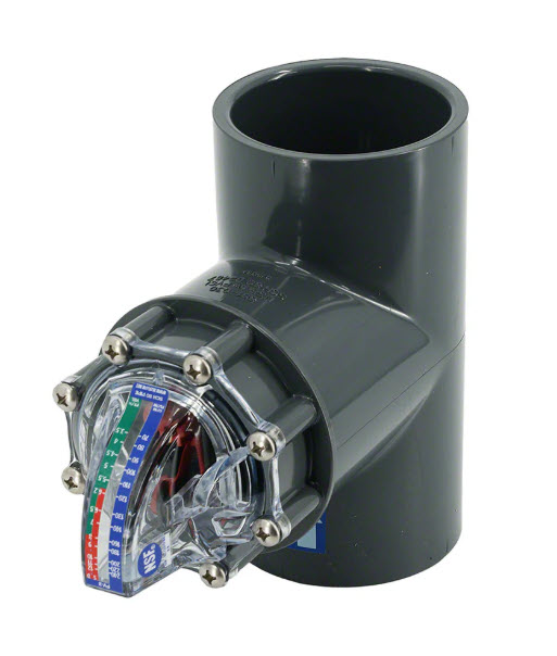 FlowVis 3" Flow Meter with Velocity Scale