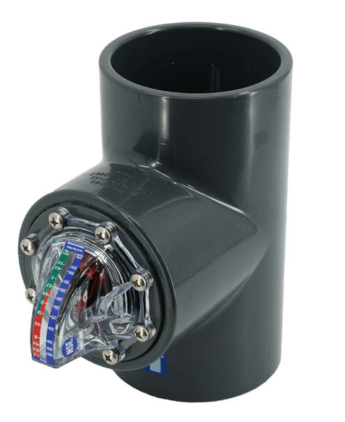 FlowVis 4" Flow Meter with Velocity Scale
