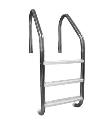 Ladder with 3 White Treads
