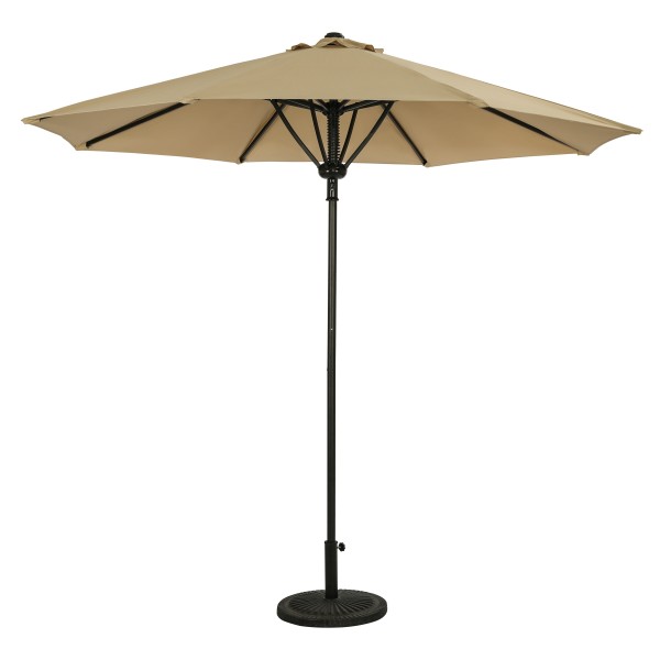Cabo 9' Spring-Up Octagon Market Umbrella - Champagne