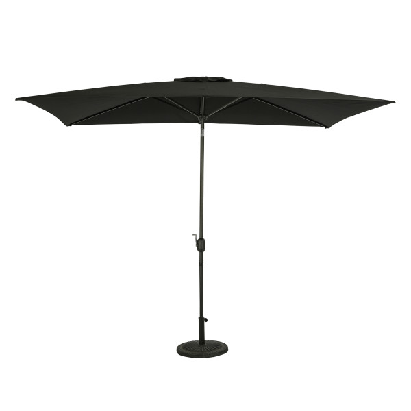 Bimini 6.5' x 10' Rectangular Market Umbrella - Black