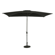 Bimini 6.5' x 10' Rectangular Market Umbrella - Black