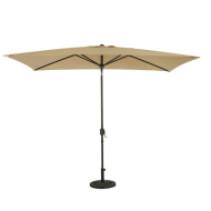 Bimini 6.5' x 10' Rectangular Market Umbrella - Champagne