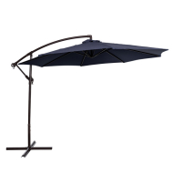 Captiva 10' Octagonal Cantilever Umbrella - Navy Blue