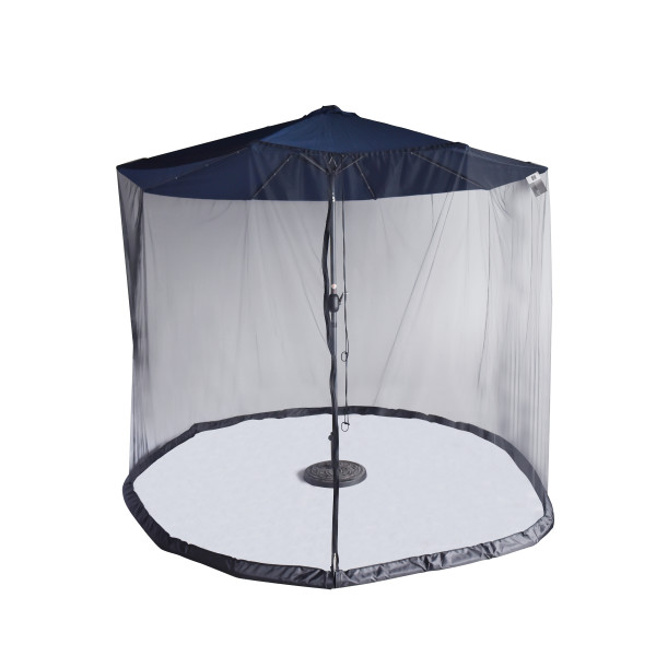 Insect Repellant All-Weather Outdoor Umbrella Bug Screen for 9' Umbrellas