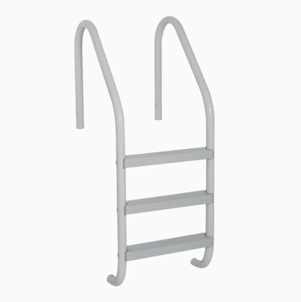 Saftron Best Selling Residential 3-Tread Ladder Gray